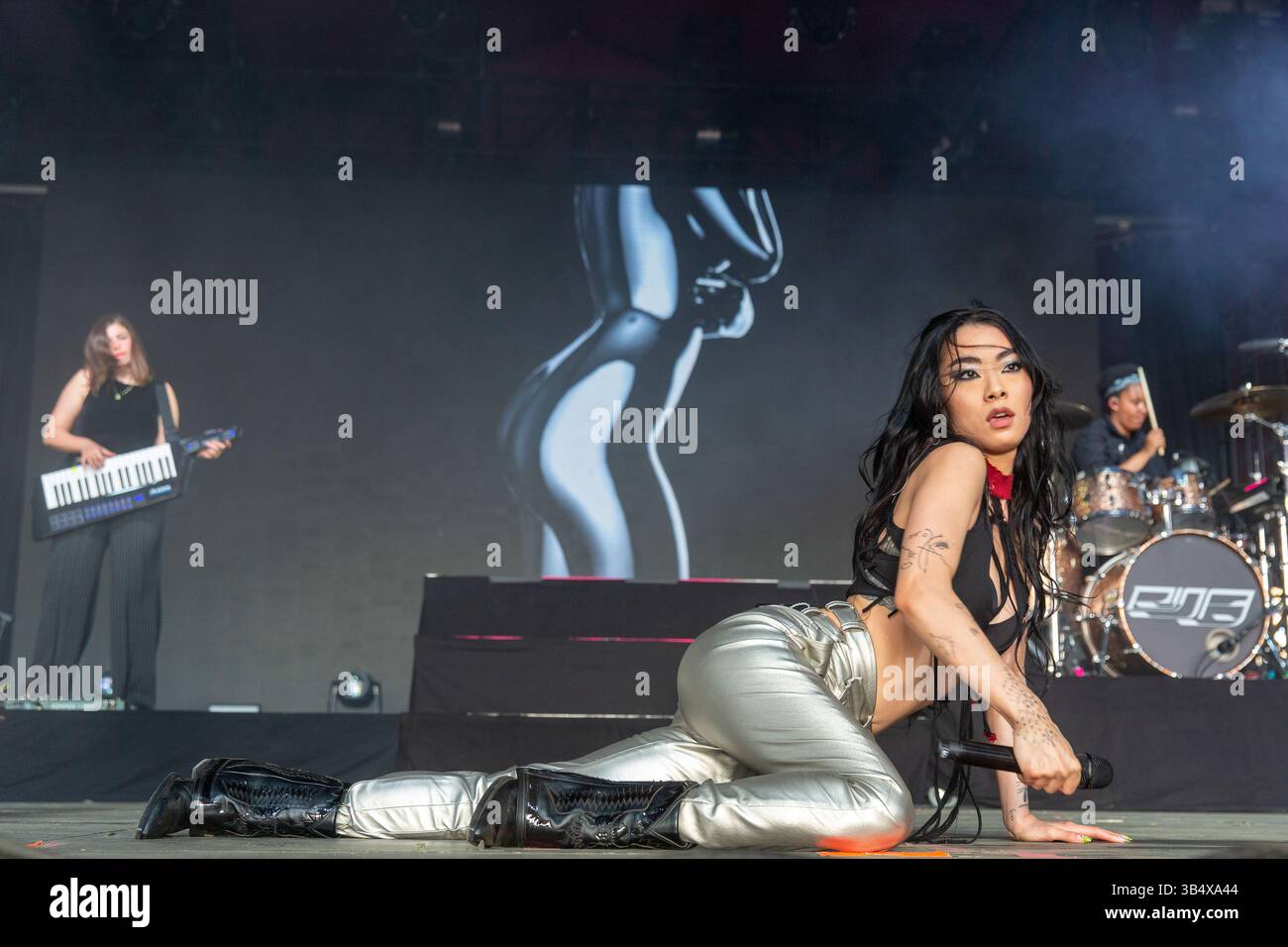 23 aprile 2022, Indio, California, Stati Uniti: RINA SAWAYAMA al Coachella Valley Music and Arts Festival di Indio, California (Credit Image: © Daniel DeSlover/ZUMA Press Wire) Foto Stock
