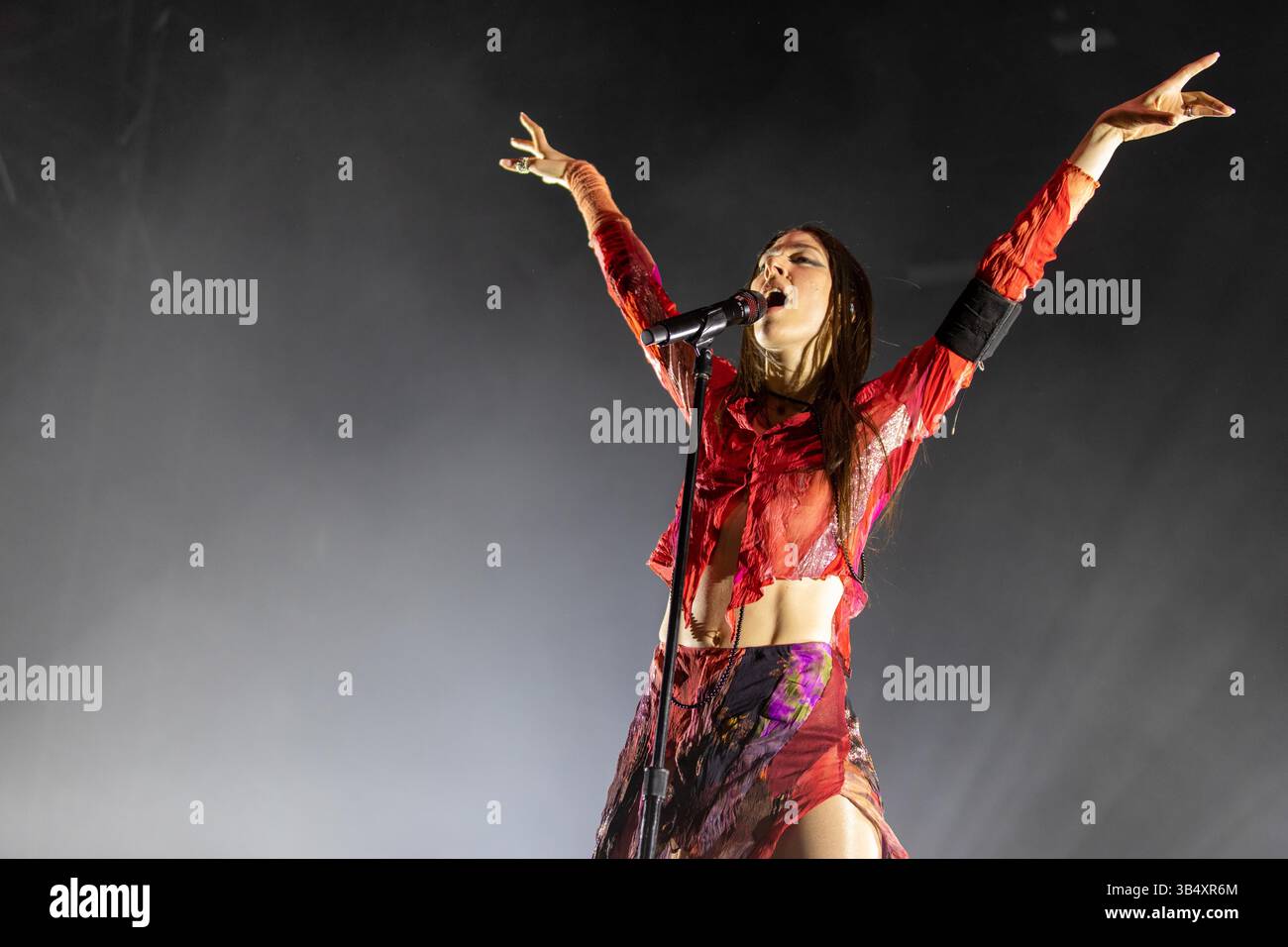 23 aprile 2022, Indio, California, Stati Uniti: CAROLINE POLACHEK al Coachella Valley Music and Arts Festival di Indio, California (Credit Image: © Daniel DeSlover/ZUMA Press Wire) Foto Stock
