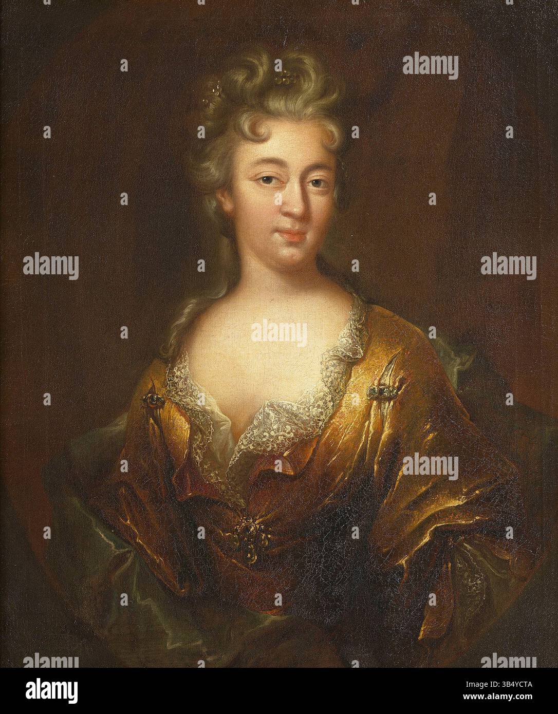 Questo ritratto è probabilmente identificato come la Principessa Antonietta di Brunswick-Wolfenbüttel, dipinta intorno al 1712. In precedenza si pensava che il soggetto fosse sua figlia Sofia Antonietta, ma probabilmente è Cristiana Carlotta di Württemberg-Winnental. L'olio su tela è ospitato nella Royal Collection. Foto Stock