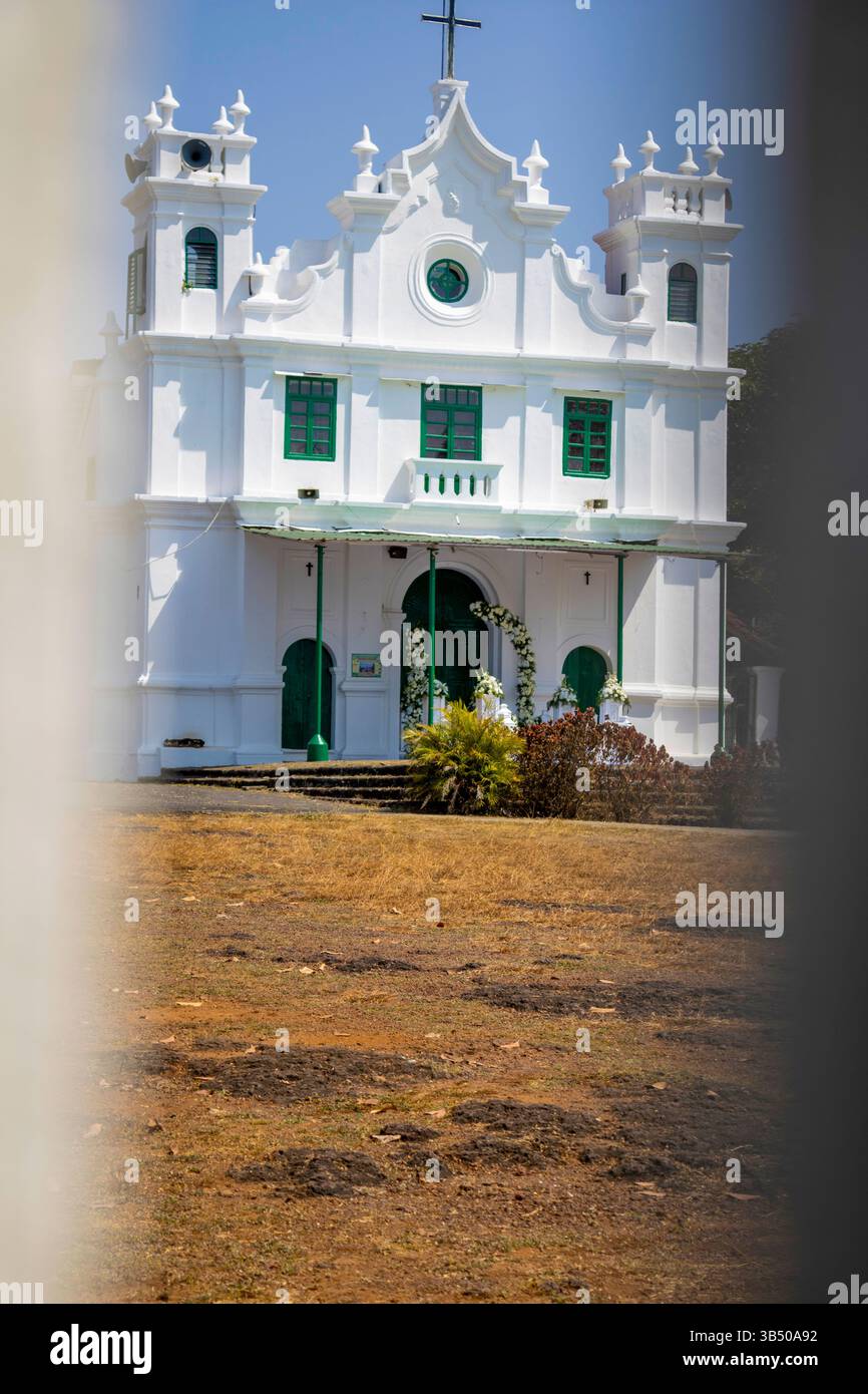 Chiesa cattolica a Margao, Goa, India Foto Stock