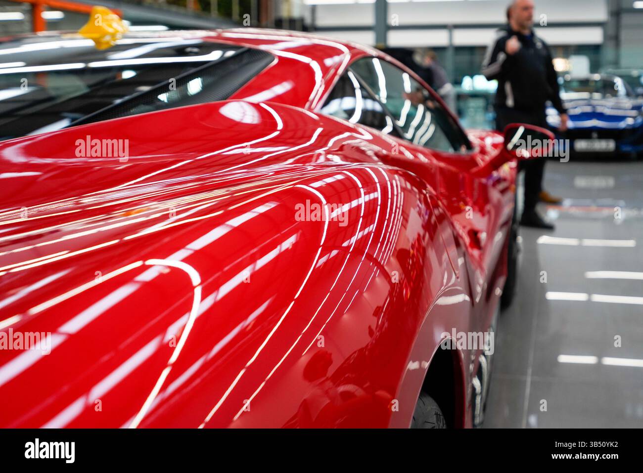 Estremità posteriore rossa Ferrari Foto Stock