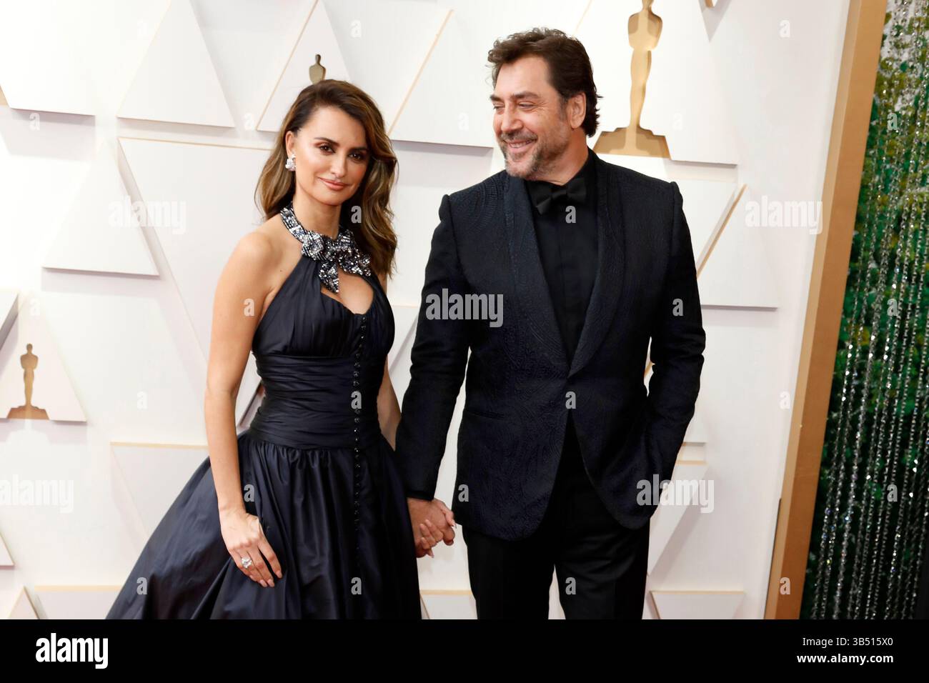 28 marzo 2022, Los Angeles, CA, Stati Uniti: LOS ANGELES - Mar 27: Penelope Cruz, Javier Bardem alla 94° Academy Awards al Dolby Theater il 27 marzo 2022 a Los Angeles, CA (Credit Image: © Kathy Hutchins via ZUMA Press Wire) Foto Stock