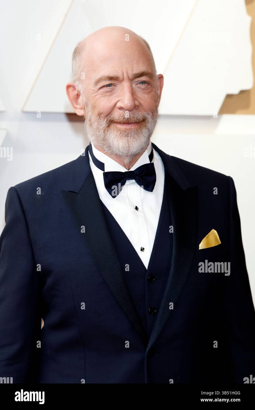 28 marzo 2022, Los Angeles, CA, Stati Uniti: LOS ANGELES - Mar 27: JK Simmons alla 94° Academy Awards al Dolby Theater il 27 marzo 2022 a Los Angeles, CA (Credit Image: © Kathy Hutchins via ZUMA Press Wire) Foto Stock
