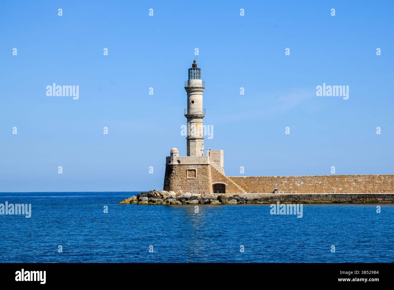 Chania Creta Grecia, Porto Veneziano nel porto vecchio di Chania - Dream Holiday Summer Vibes and Getaway Concepts, Tavel e Turismo Foto Stock