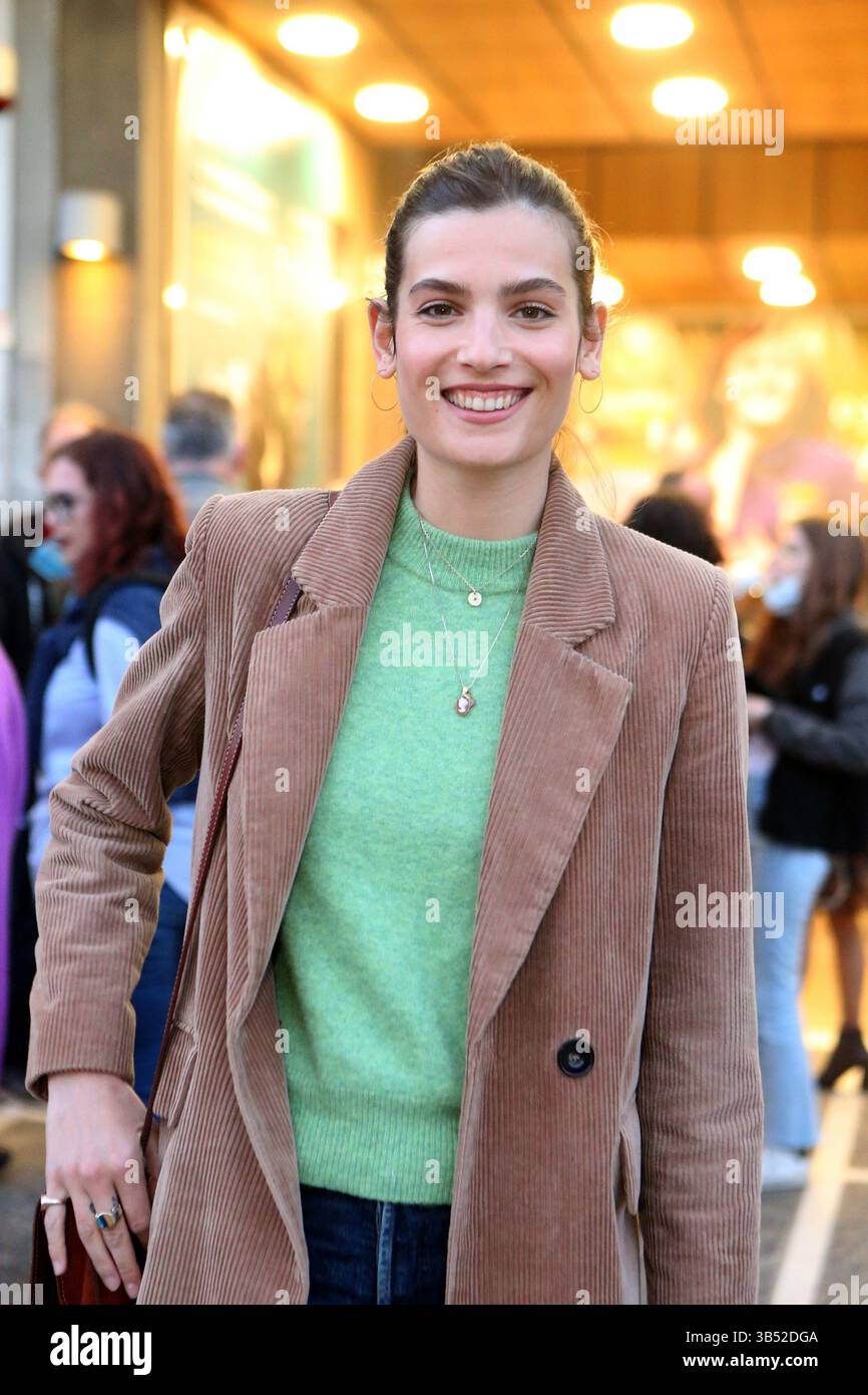 3 aprile 2022, Atene, Grecia: L'attrice francese ALMA JODOROWSKY partecipa alla prima del suo film 'l'Ennemi' durante il Festival del Cinema francofono di Atene. (Credit Image: © Aristidis Vafeiadakis/ZUMA Press Wire) Foto Stock