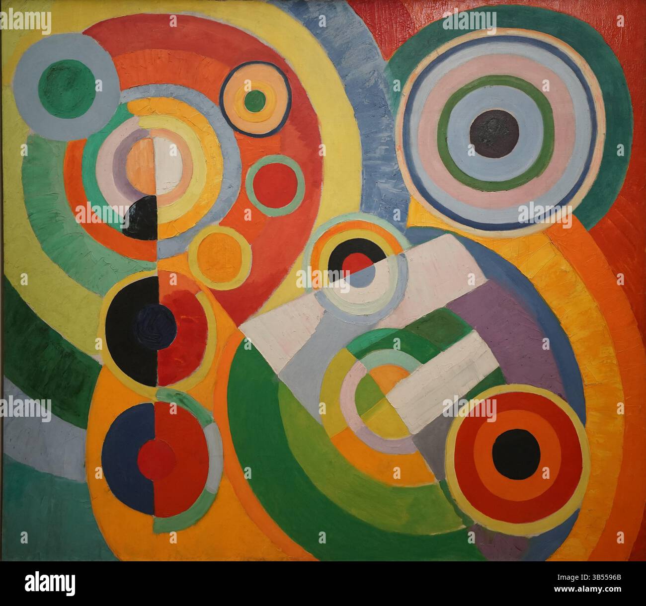 Robert Delaunay, 'Rhythme, Joie de vivre', 1930 - il Centro Pompidou a Parigi, Francia Foto Stock