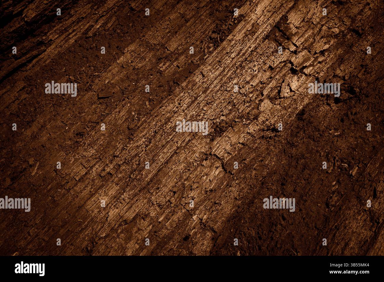 consistenza di roccia marrone o pietra. Rilievo della montagna marrone. Foto Stock