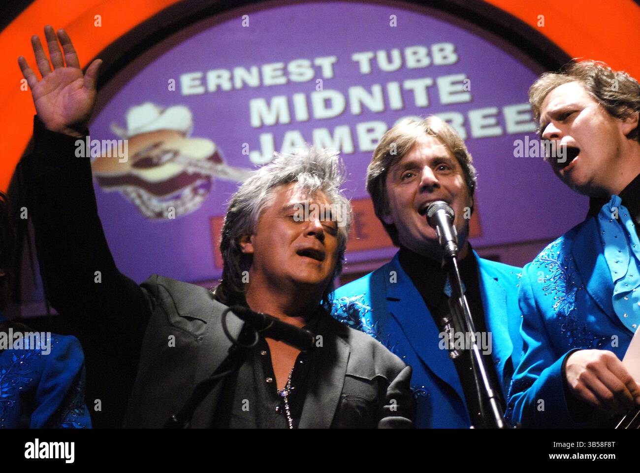 Marty Stuart celebra il suo 50° compleanno con uno spettacolo all'Ernest Tubb record Shops Midnight Jamboree di Nashville, Tennessee. 27 settembre 2008 (immagine di credito: © Aaron Crisler/ZUMA Press Wire) Foto Stock