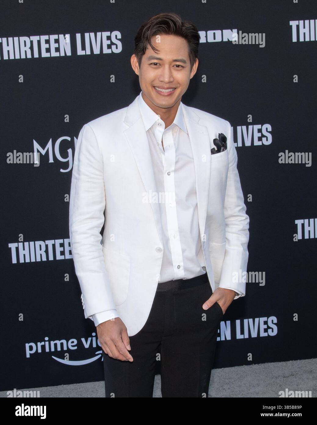 28 luglio 2022, Westwood, California, Stati Uniti: Popetorn Soonthornyanakij, due presenziano alla prima di ''Thirteen Lives'' di prime Video (immagine di credito: © Billy Bennight/ZUMA Press Wire) Foto Stock