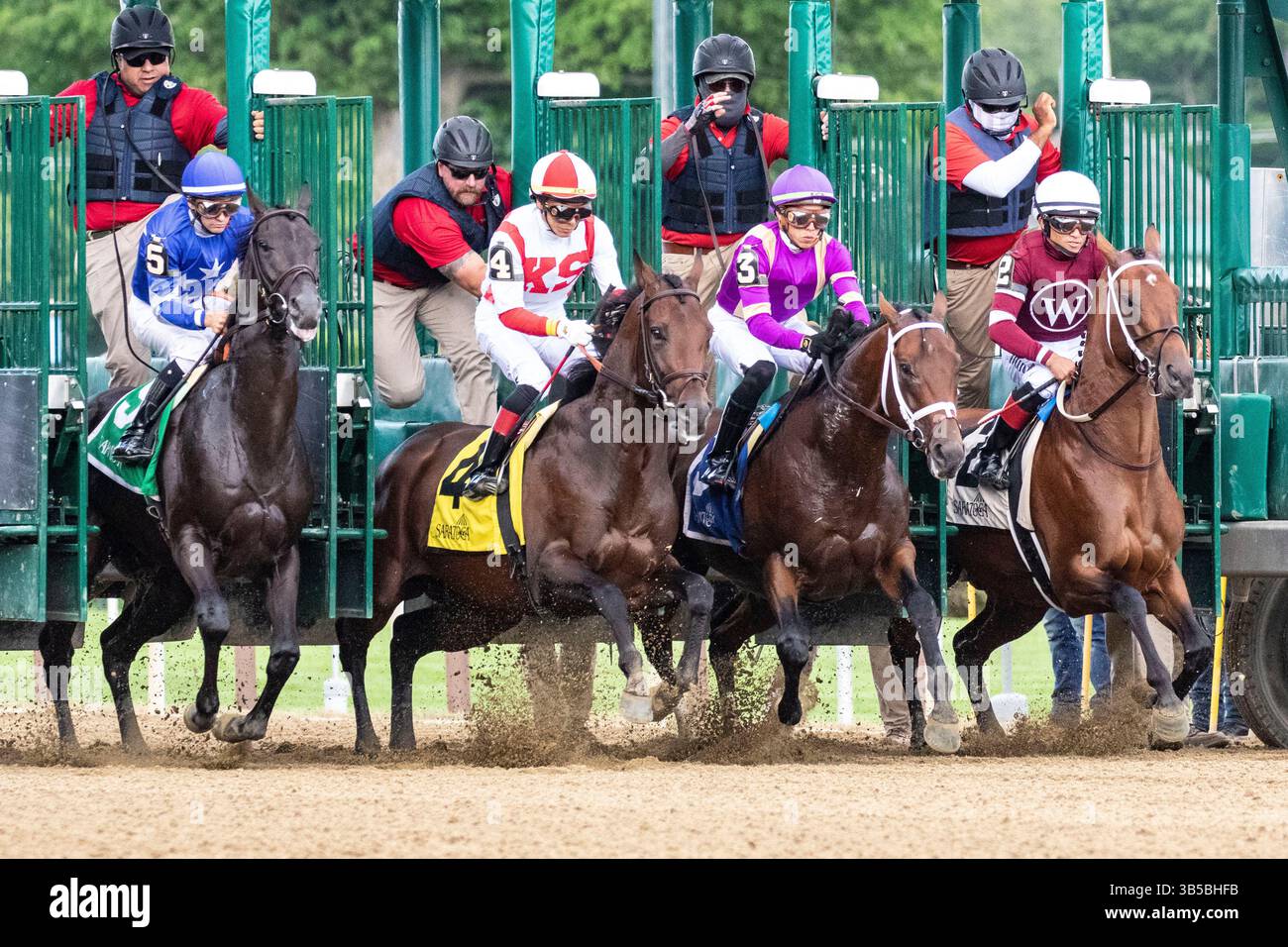 30 luglio 2022, Saratoga Springs, NY, Stati Uniti: 30 luglio, 2022: l'epicentro #2, guidato da Joel Rosarior vince la Jim Dandy Stakes Day al Saratoga Race Course di Saratoga Springs, NY. il 30 luglio 2022. Gary Johnson/Eclipse Sportswire/CSM (Credit Image: © Gary Johnson/CSM via ZUMA Press Wire) Foto Stock