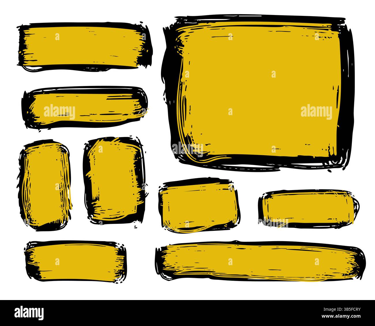 Set doodle con bolle di gesso a matita. Cornici di comunicazione pastello, fumetti a chiacchiera in stile sketch con texture grunge. Illustratore vettoriale disegnato a mano Illustrazione Vettoriale