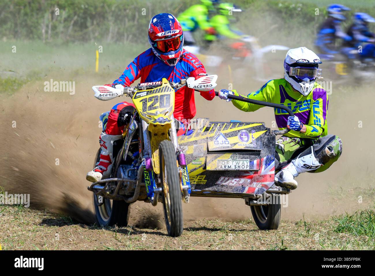 Corse motociclistiche Foto Stock
