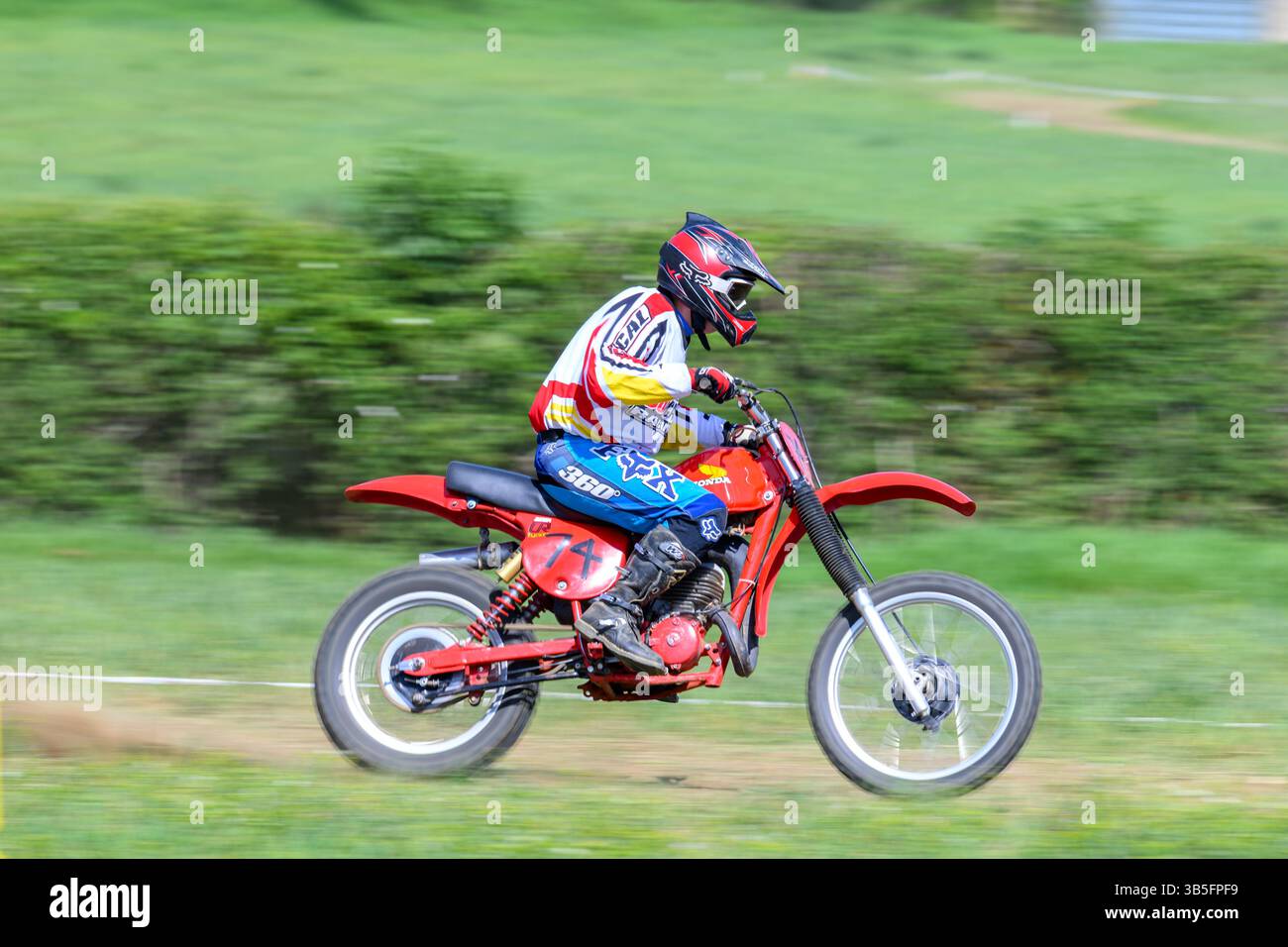 Corse motociclistiche Foto Stock