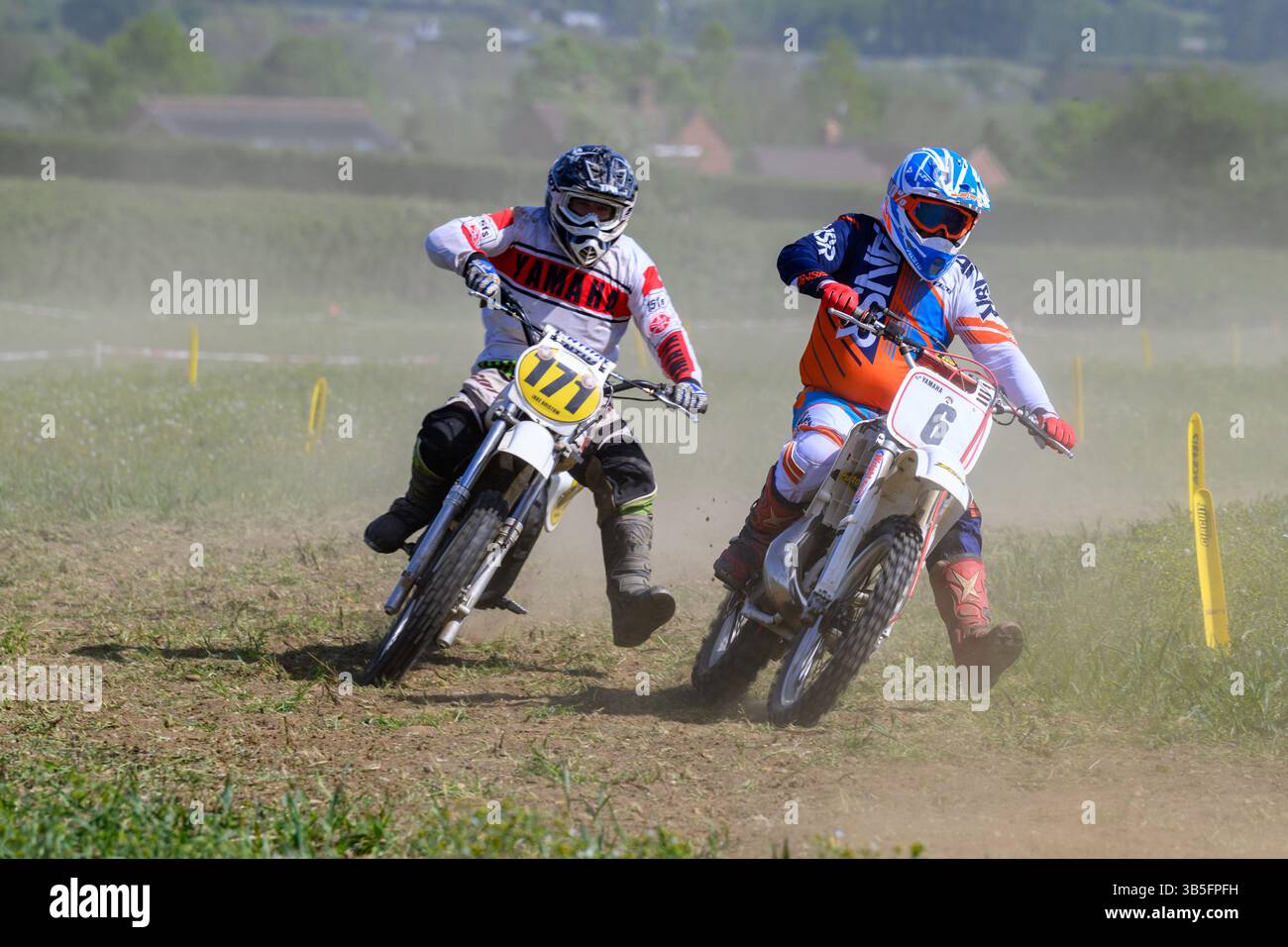 Corse motociclistiche Foto Stock