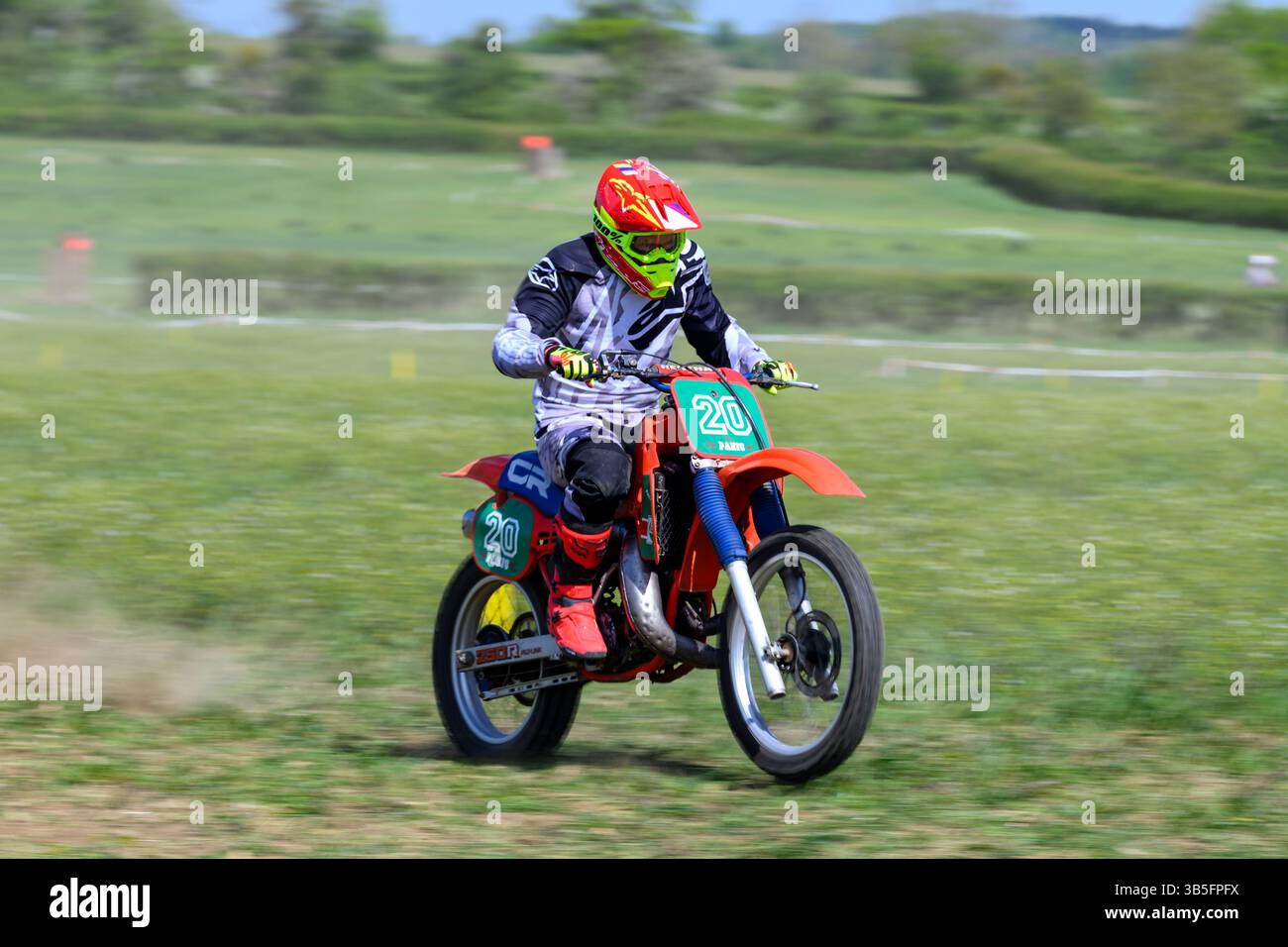 Corse motociclistiche Foto Stock