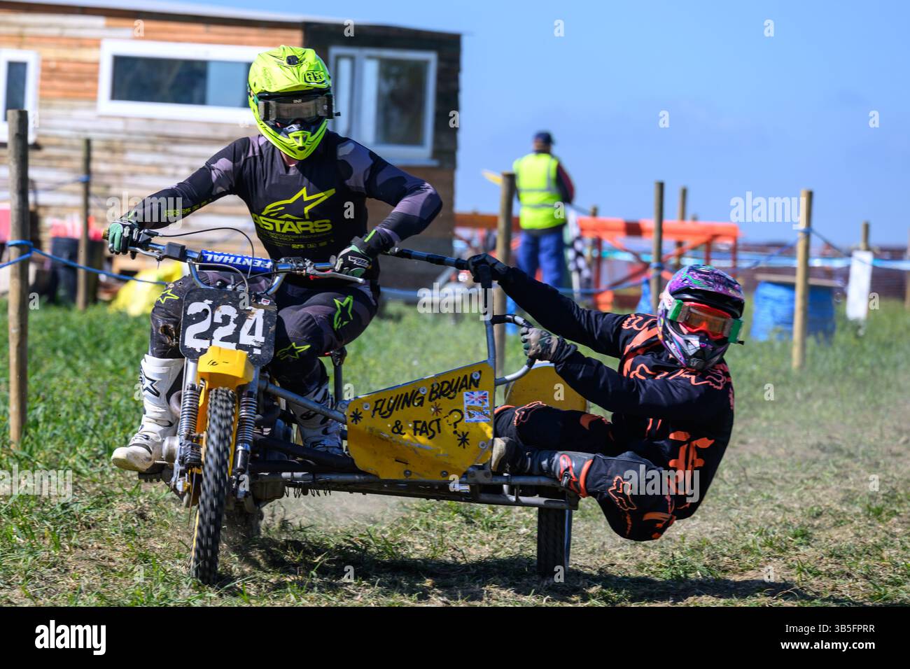 Corse motociclistiche Foto Stock