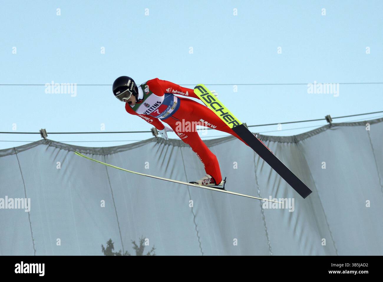 Gregor Deschwanden (Svizzera/sui) alla gara di apertura del 73° Torneo Four Hills Oberstdorf, Oberstdorf, Germania / Germania Foto Stock