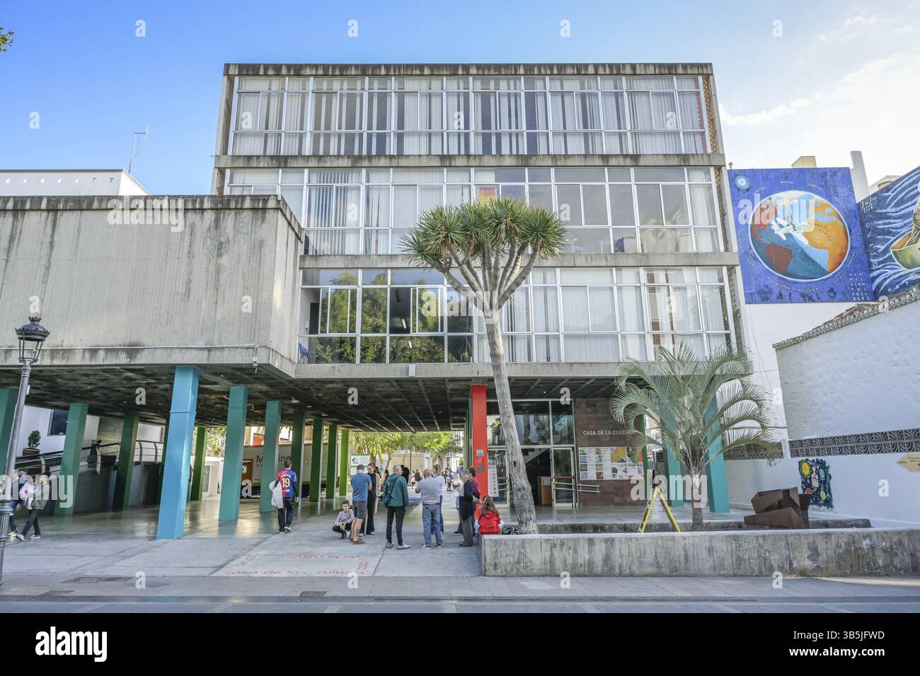 Casa de la Cultura, Casa della Cultura, Los Llanos de Aridane, la Palma, Spagna, Europa Foto Stock