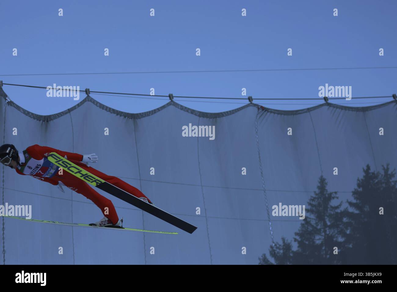 Gregor Deschwanden (Svizzera/sui) alla gara di apertura del 73° Torneo Four Hills Oberstdorf, Oberstdorf, Germania / Germania Foto Stock