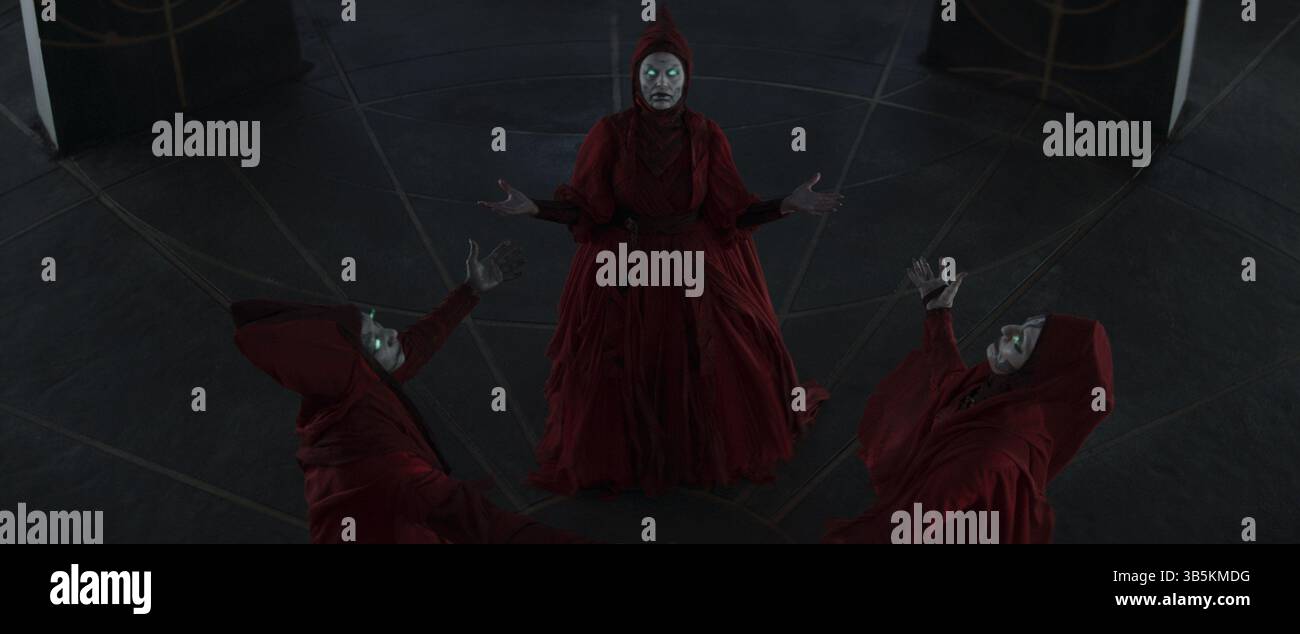 Ahsoka (2023)le grandi madri: Aktropaw (Jeryl Prescott Gallien), Klothow (Claudia Black) e Lakesis (Jane Edwina Seymour) *Filmstill - solo uso editoriale* Vedi istruzioni speciali. Immagine CAP/TFS fornita da Capital Pictures Foto Stock