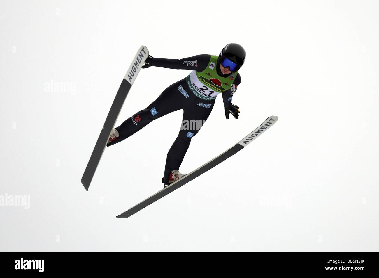 Cindy Haasch Germania alla FIS Nordic Combined World Cup Schonach 2025, Schonach, Germania / Germania Foto Stock