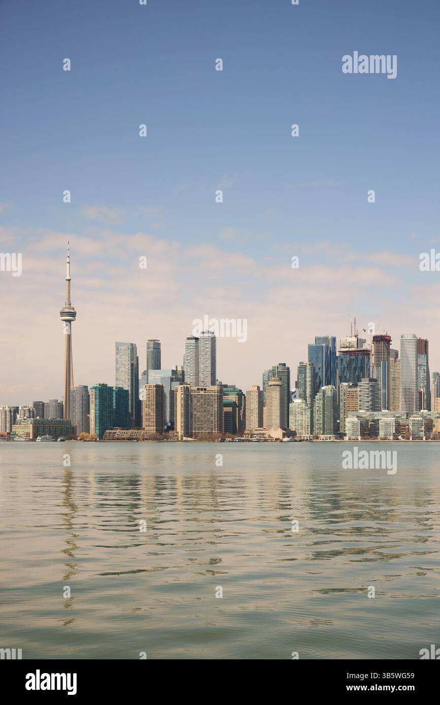 Toronto Canada, capitale della provincia canadese, Ontario, skyline moderno Foto Stock