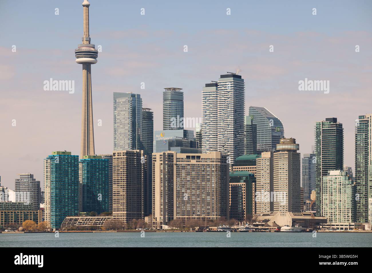 Toronto Canada, capitale della provincia canadese, Ontario, skyline moderno Foto Stock