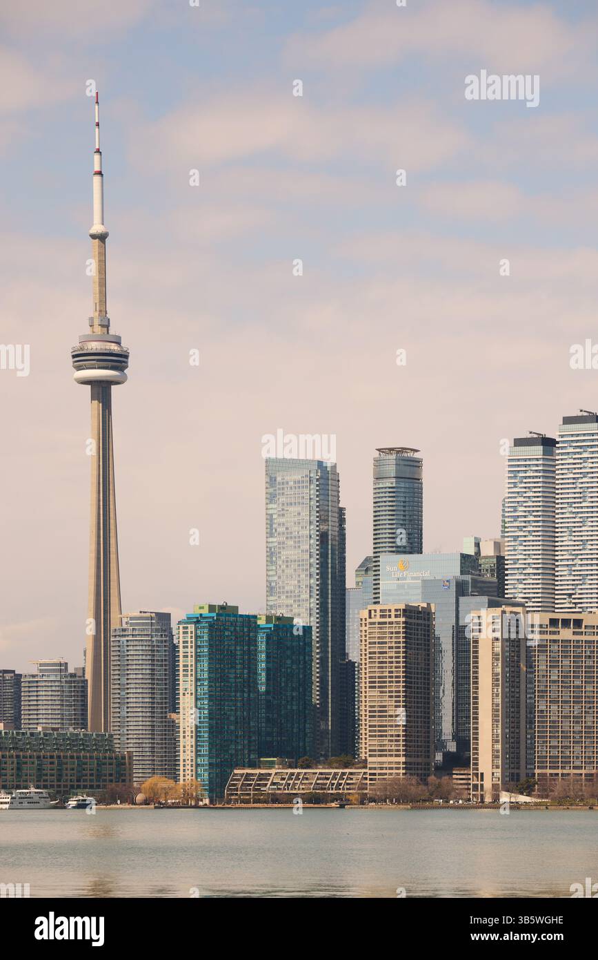 Toronto Canada, capitale della provincia canadese, Ontario, skyline moderno Foto Stock
