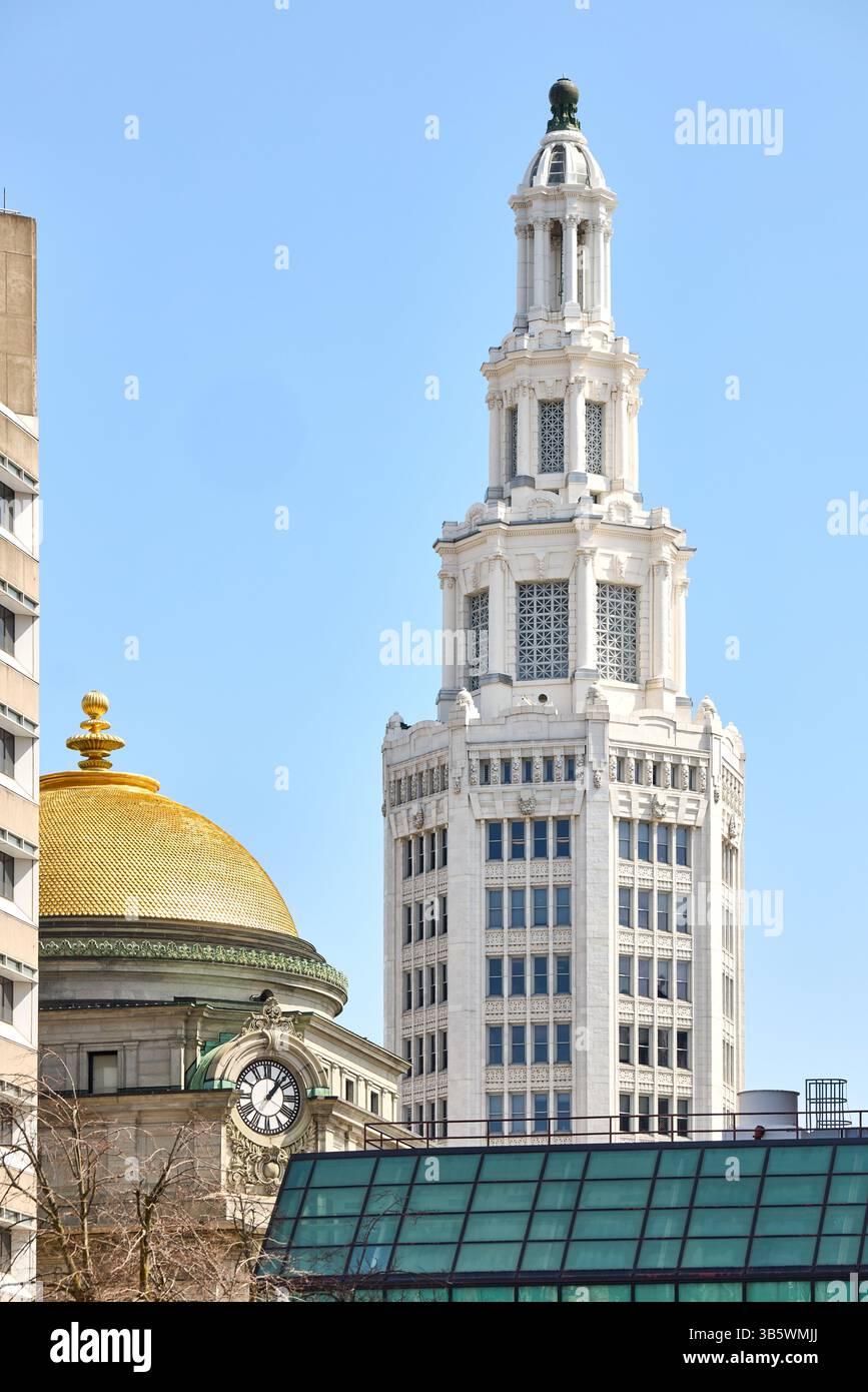 Buffalo, New York State The Electric Tower, monumento storico costruito nel 1912 da James A. Johnson Foto Stock