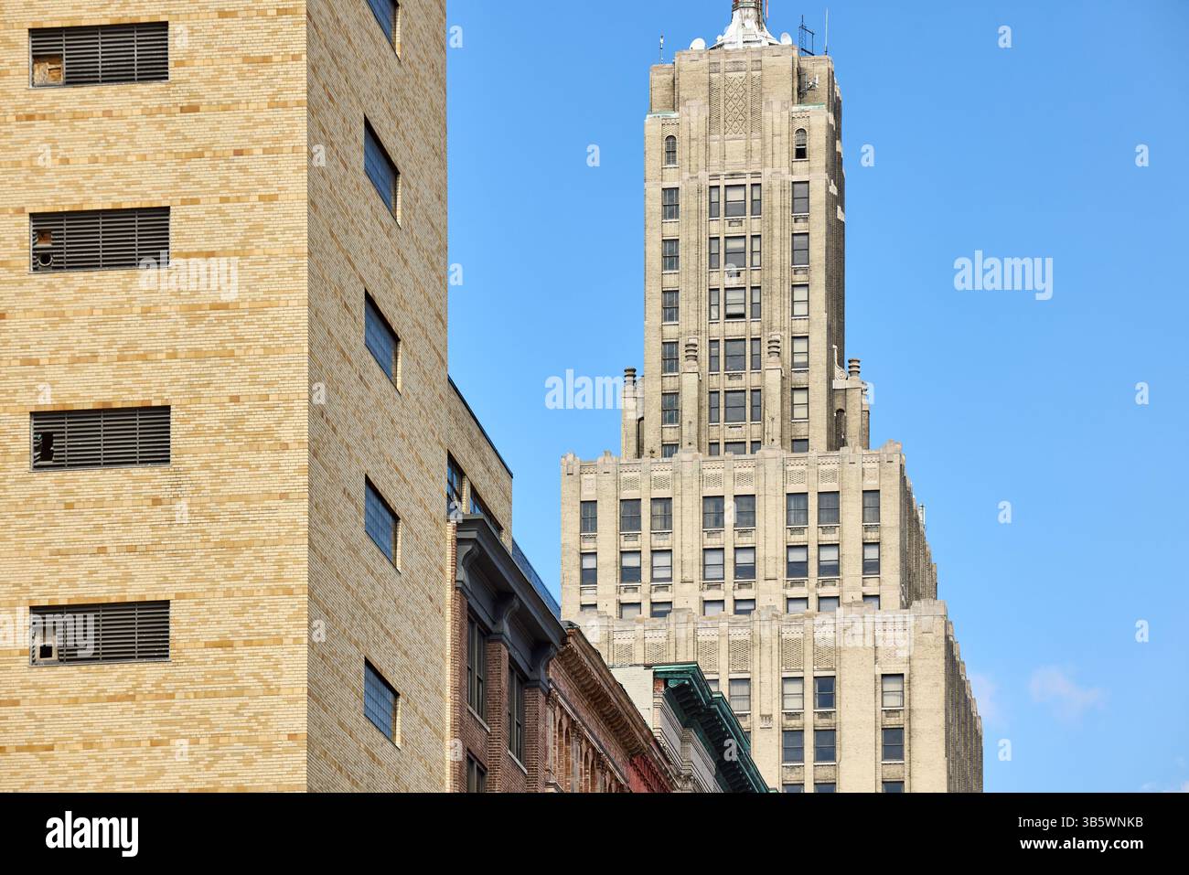 Buffalo, Stato di New York. 10 Lafayette Square, Tishman Building 1959 degli architetti Emery Roth & Sons Foto Stock