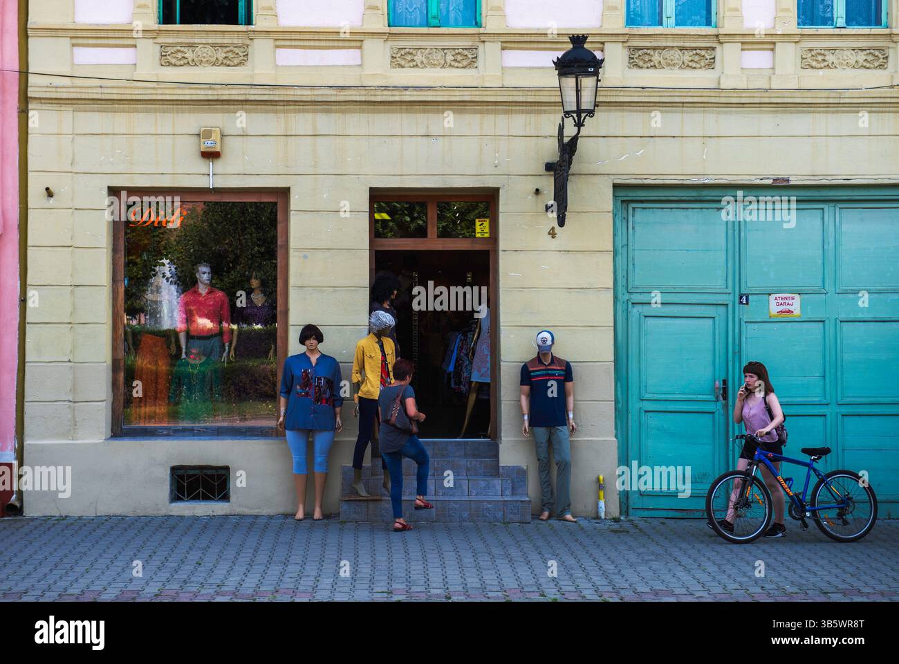 L'affascinante città medievale di Sibiu, Transilvania, Romania, Europa orientale Foto Stock