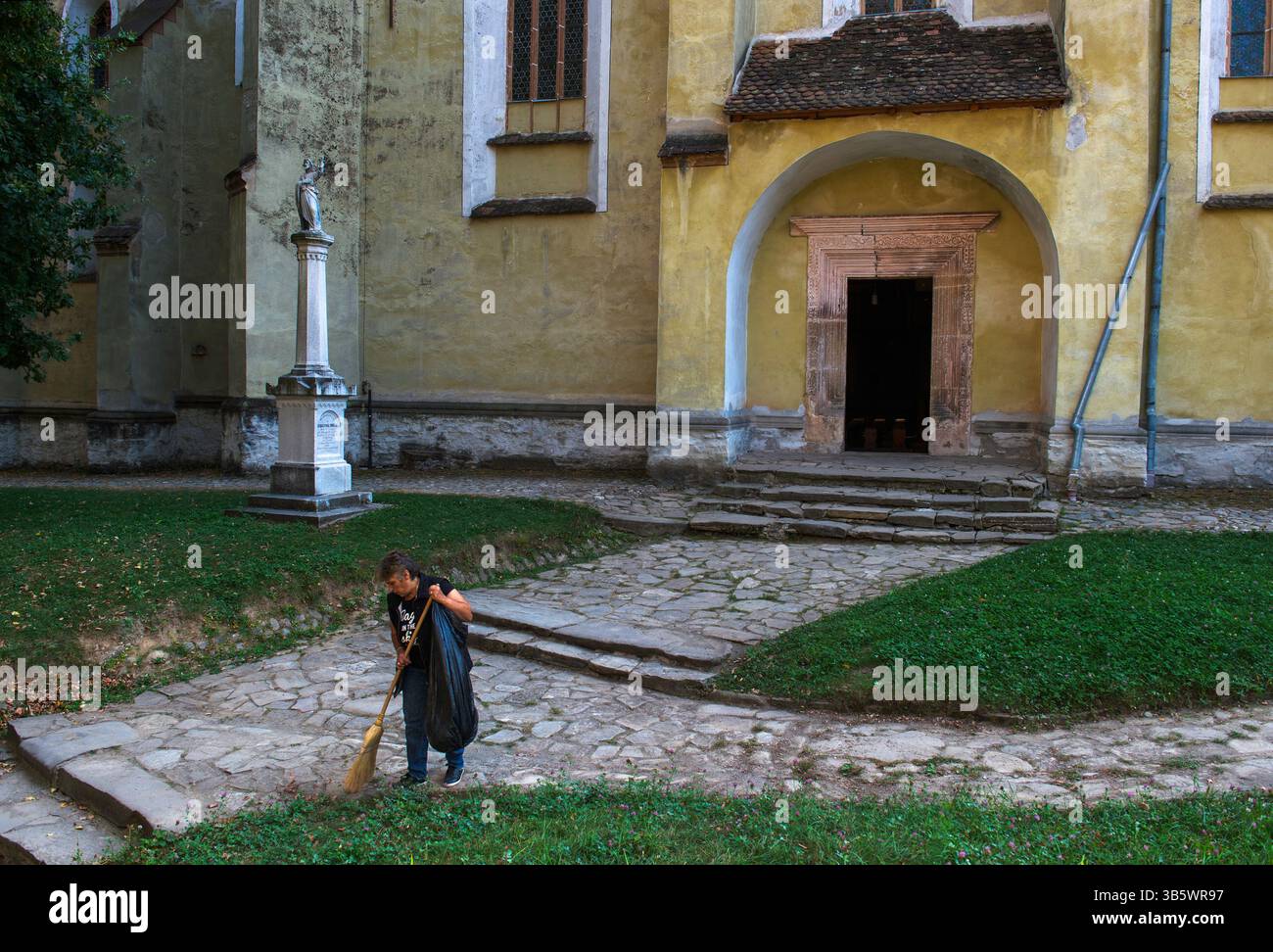 L'affascinante città medievale di Sibiu, Transilvania, Romania, Europa orientale Foto Stock