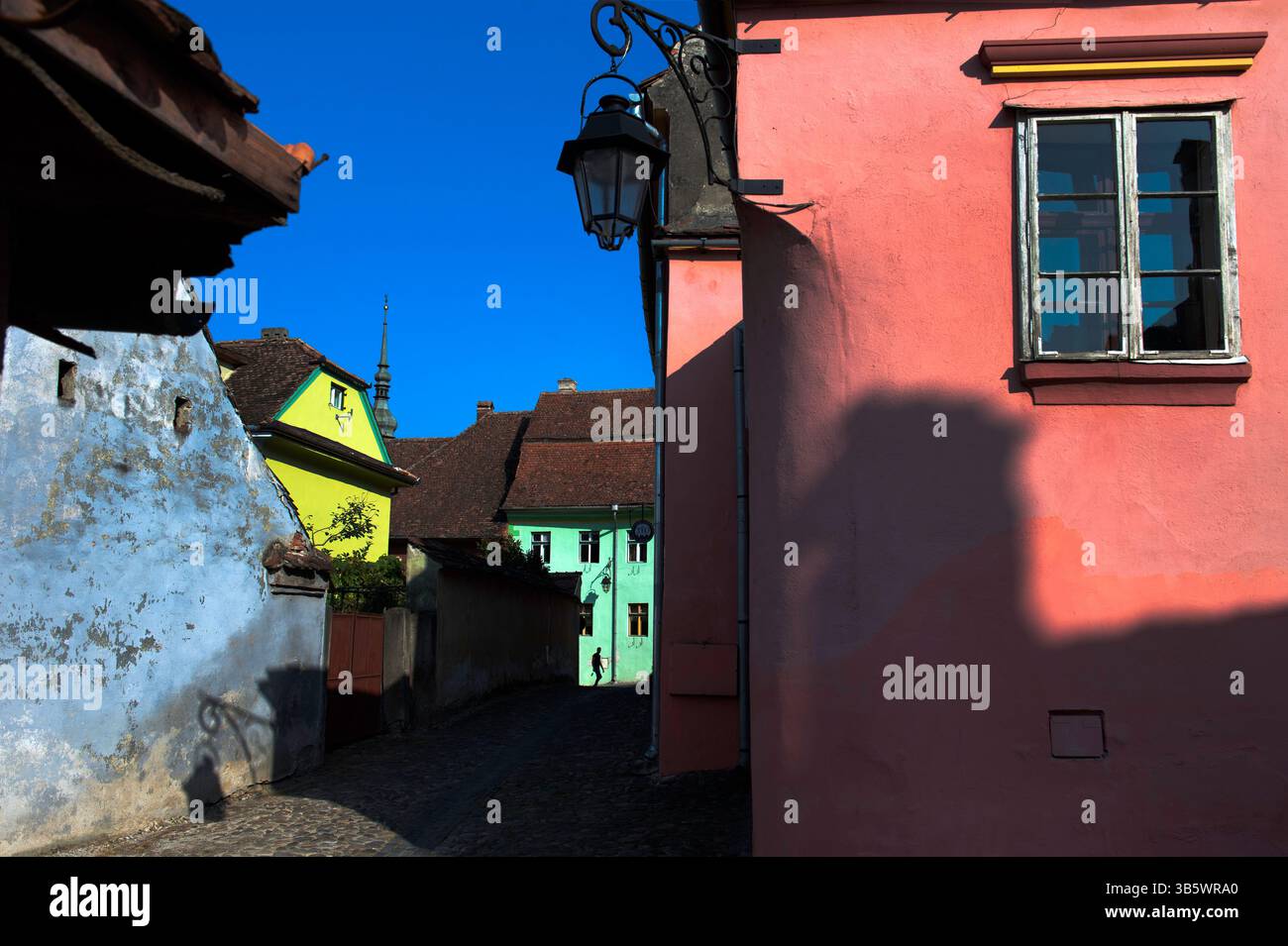 L'affascinante città medievale di Sibiu, Transilvania, Romania, Europa orientale Foto Stock