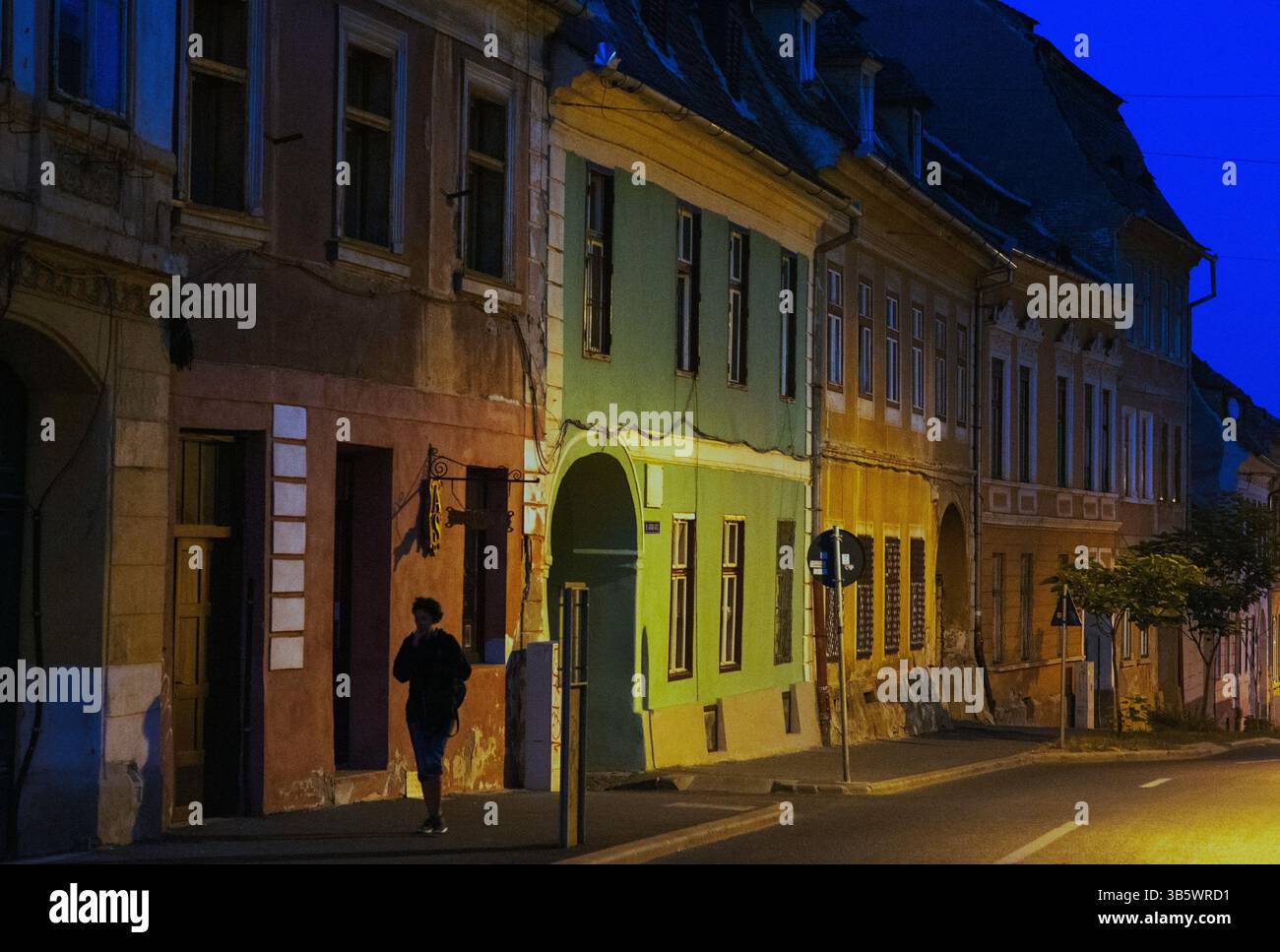 L'affascinante città medievale di Sibiu, Transilvania, Romania, Europa orientale Foto Stock