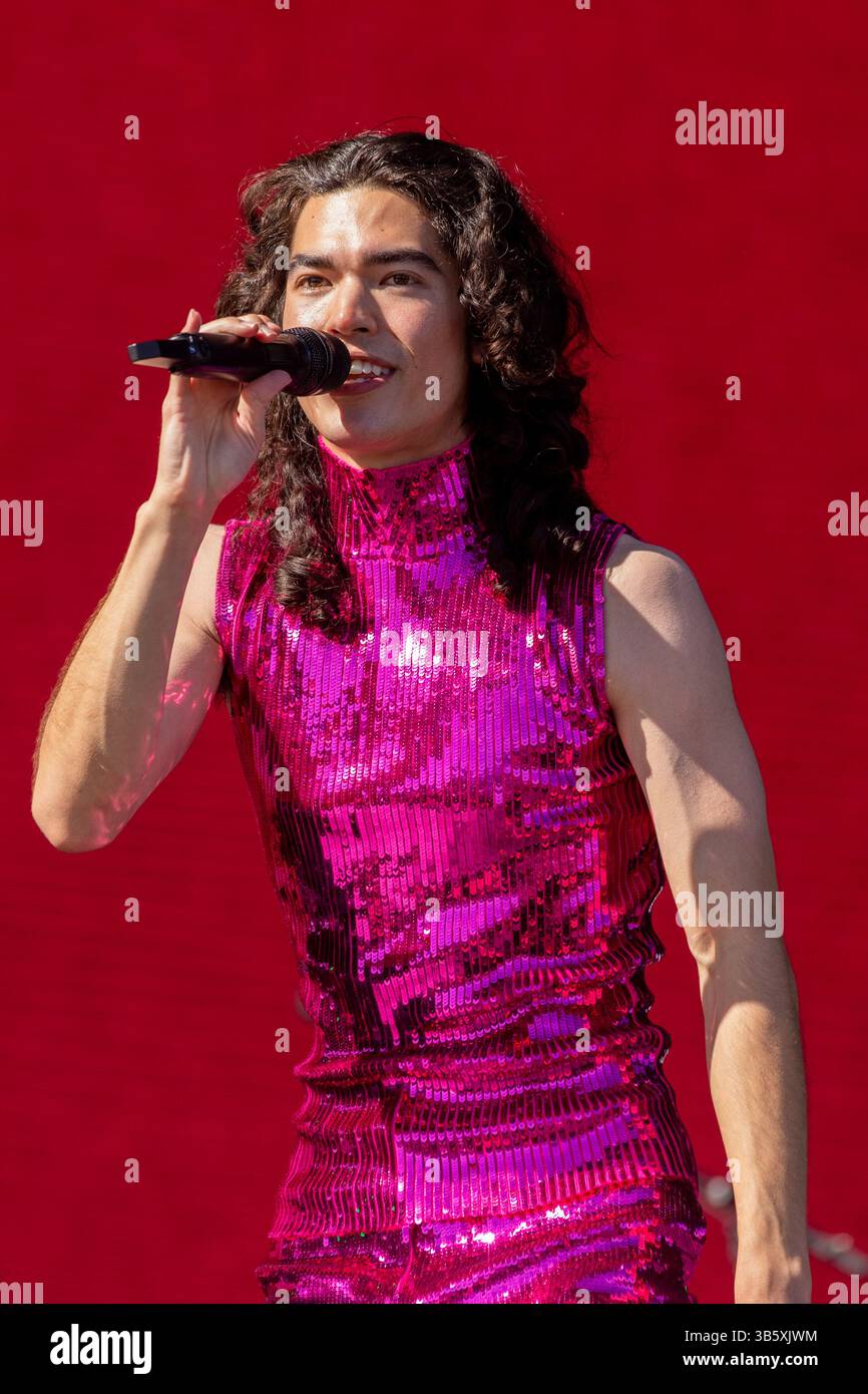 23 aprile 2022, Indio, California, Stati Uniti: CONAN GREY al Coachella Valley Music and Arts Festival di Indio, California (Credit Image: © Daniel DeSlover/ZUMA Press Wire) Foto Stock
