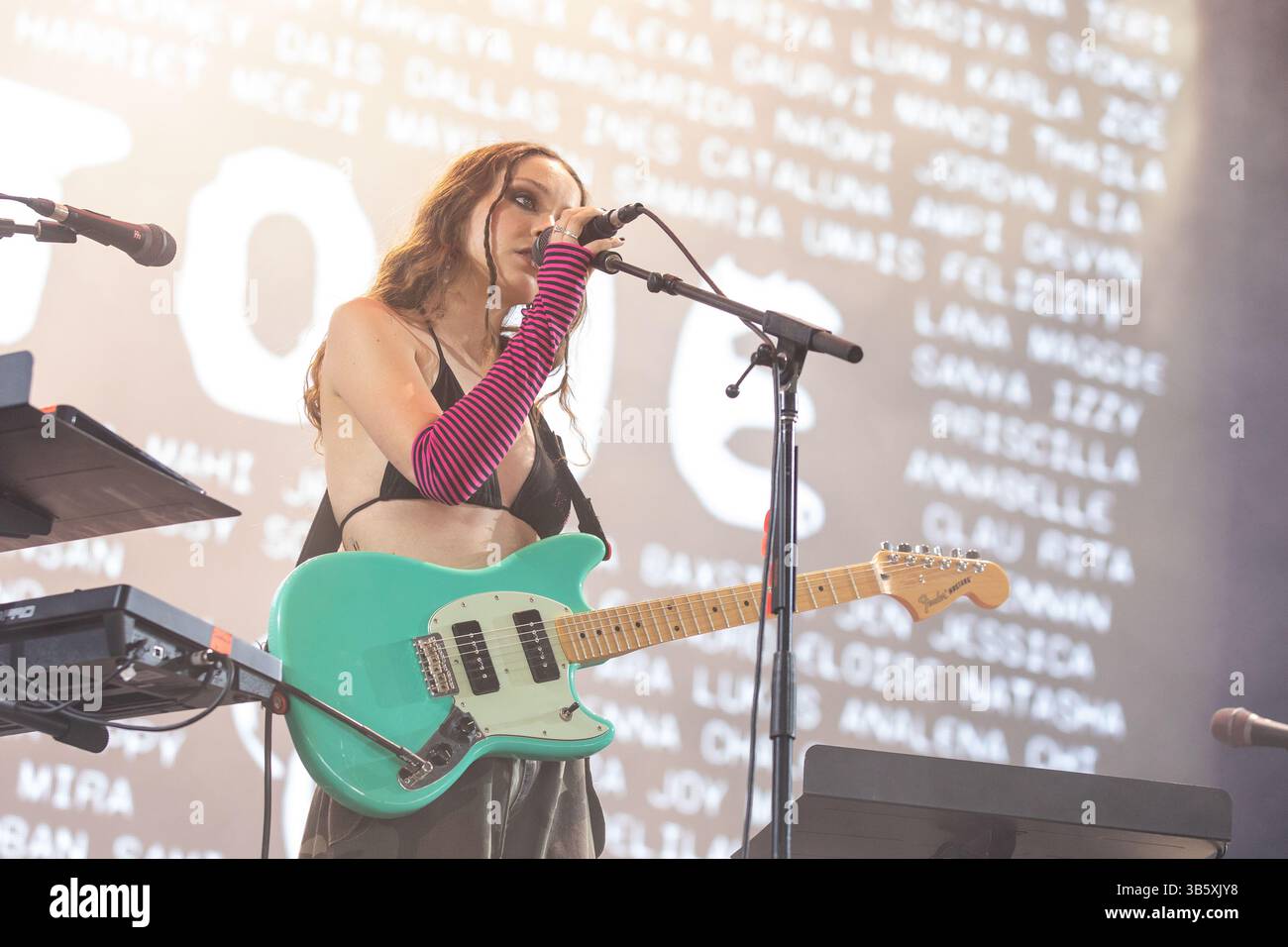 23 aprile 2022, Indio, California, Stati Uniti: HOLLY HUMBERSTONE al Coachella Valley Music and Arts Festival di Indio, California (Credit Image: © Daniel DeSlover/ZUMA Press Wire) Foto Stock