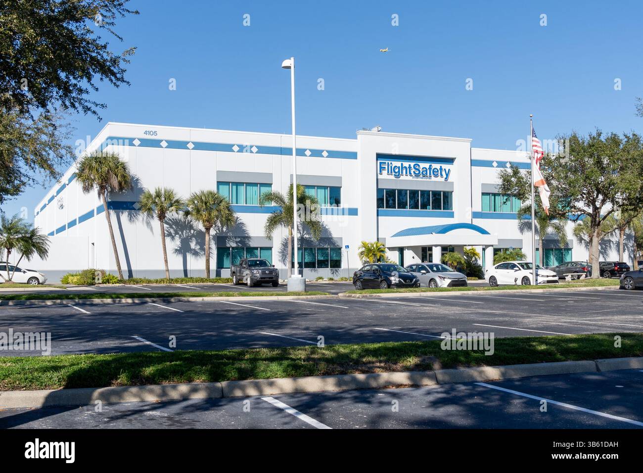 Edificio per uffici FlightSafety International a Orlando, Florida, Stati Uniti. Foto Stock