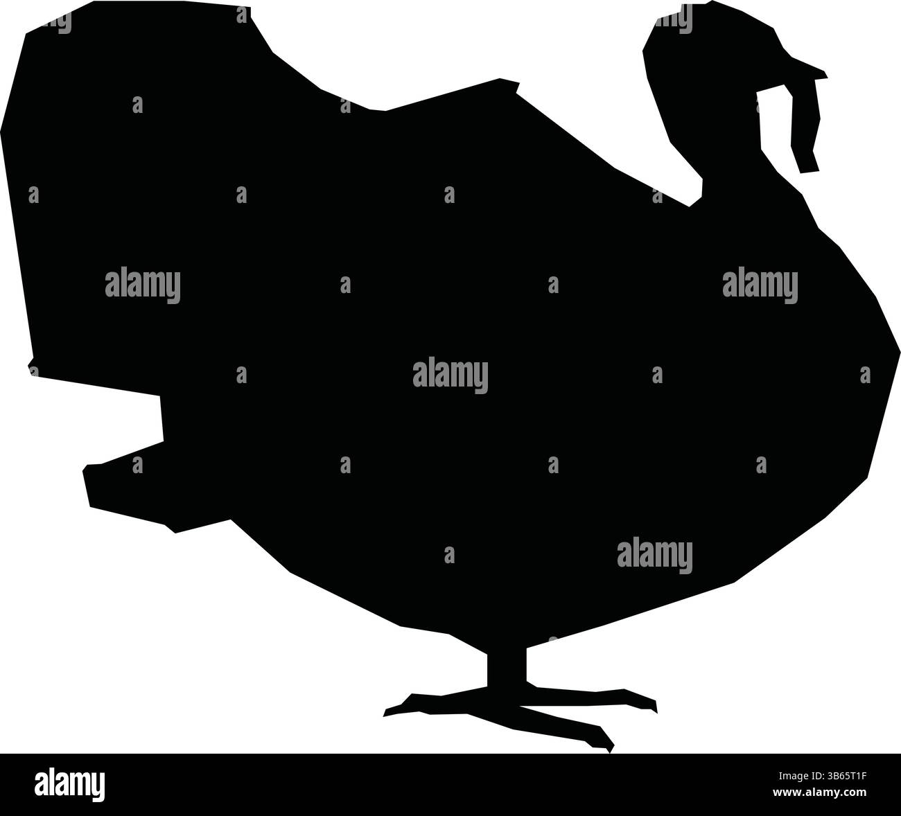 uccello dodo, silhouette, icona, animale estinto, icona uccello, bianco e nero, illustrazione vettoriale, silhouette animale, dodo, vettore di ringraziamento tacchino Illustrazione Vettoriale