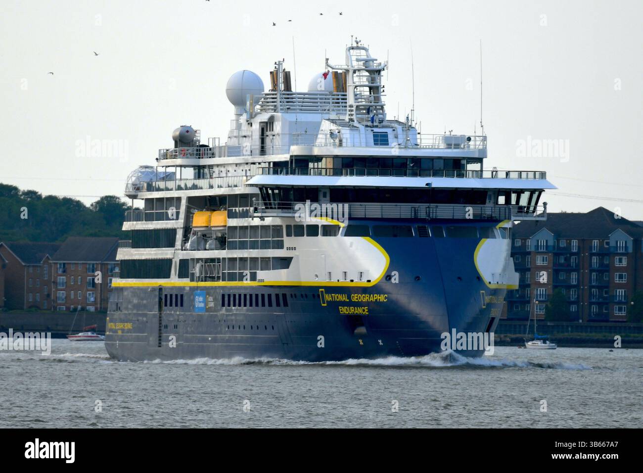 NG Endurance; Endurance; nave da crociera; navi da crociera; nave passeggeri; IMO 9842554; MMSI 311000929; nave da spedizione; National Geographic; Antartico; arti Foto Stock