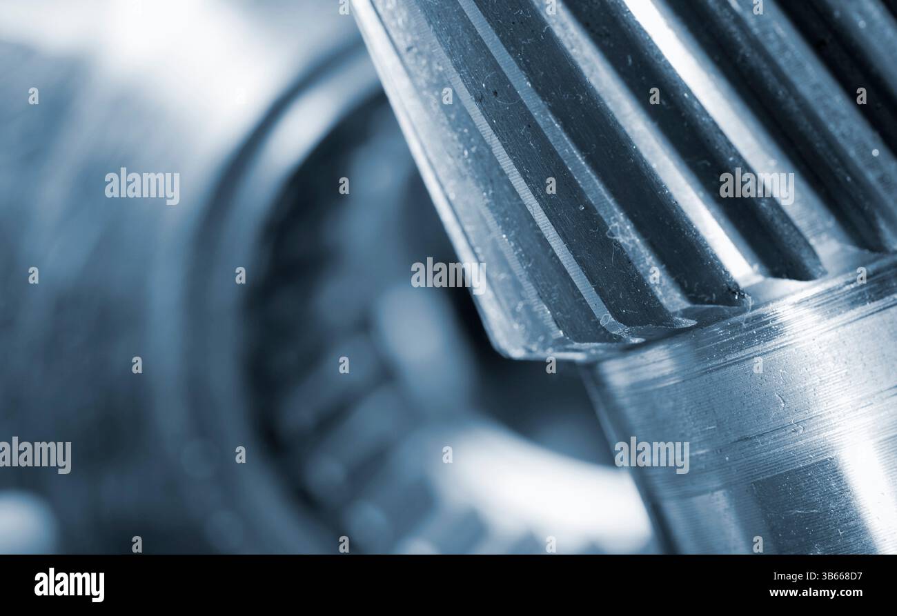 Testa di perforazione in titanio utilizzata nella chirurgia cranica. Foto Stock