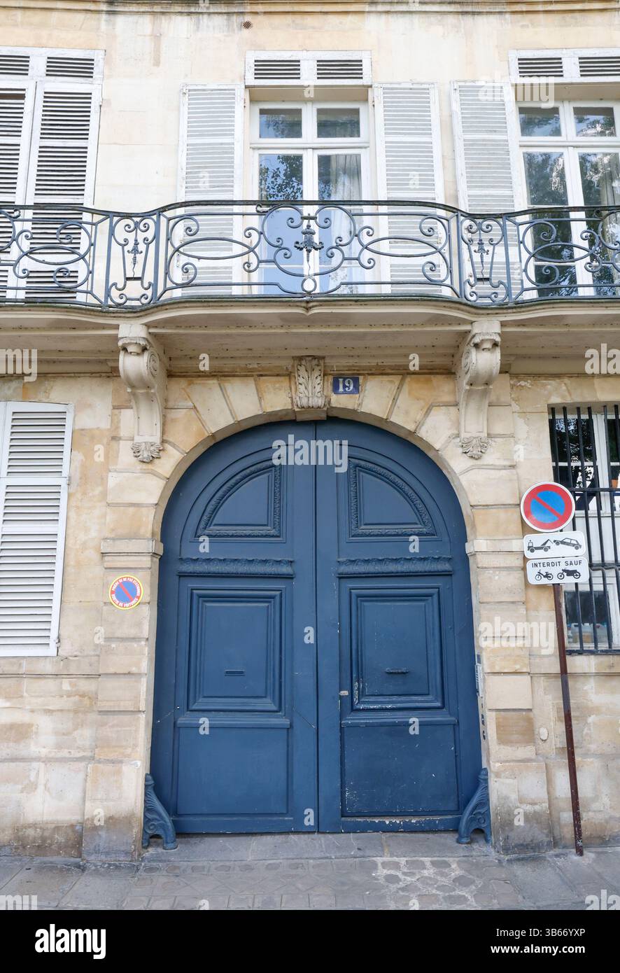 RESIDENZA PRIVATA DI JASSAUD PARIGI Foto Stock