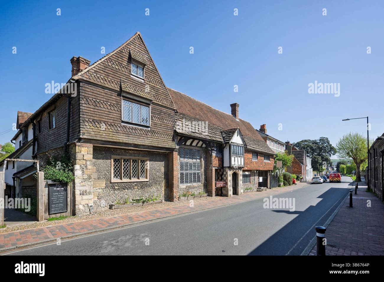 Anna di Cleves casa medievale a Lewes, Sussex, Regno Unito il 29 aprile 2025 Foto Stock