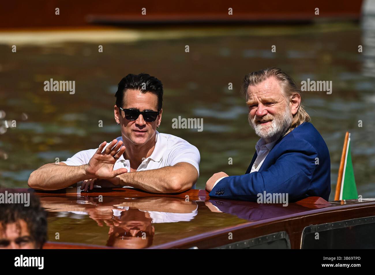 5 settembre 2022, Venezia, Lombardia, Italia: BRENDAN GLEESON e COLIN FARRELL arrivano per la 79a Mostra Internazionale d'Arte cinematografica di Venezia il 5 settembre 2022 a Venezia. (Immagine di credito: © Stefanos Kyriazis/ZUMA Press Wire) Foto Stock