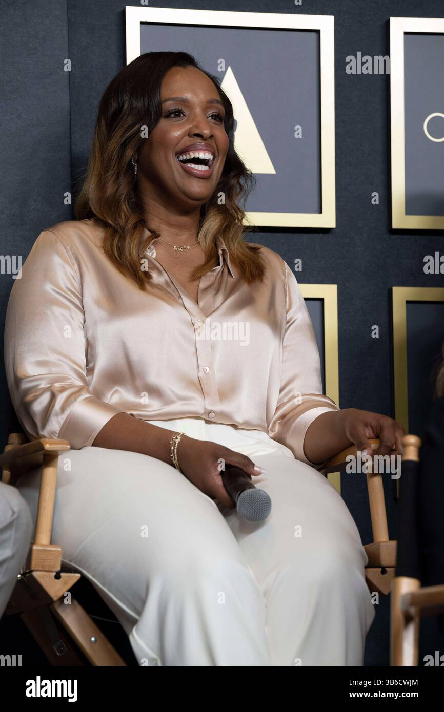 24 marzo 2022, Hollywood, California, USA: Produttore Shayla Cowan in una conferenza stampa per il 94° Oscar. (Immagine di credito: © AMPAS/ZUMA Press Wire Service/ZUMAPRESS.com) Foto Stock