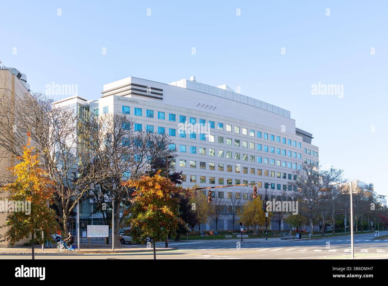 Cambridge, ma, USA - 11 novembre 2023: Edificio Novartis Institute for Biomedical Research a Cambridge, ma, USA Foto Stock