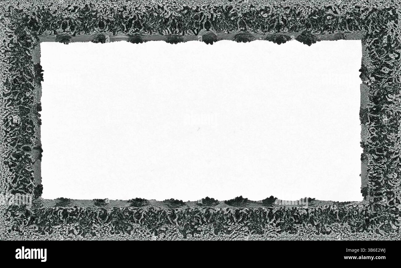 Cornice fotografica creativa e artistica in spazio libero Foto Stock