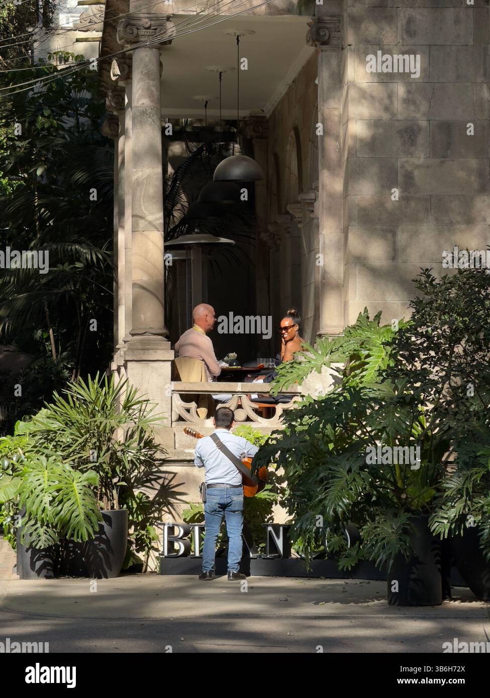 Il bellissimo quartiere di Roma Norte, città del Messico, Messico Foto Stock