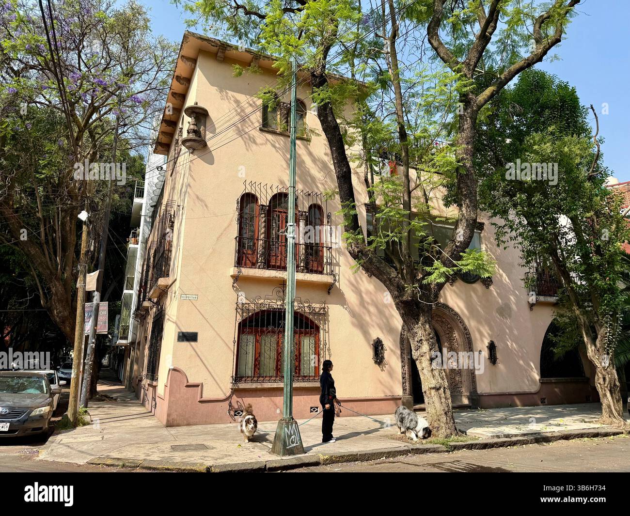 Bella casa, quartiere di Condesa, città del Messico, Messico Foto Stock