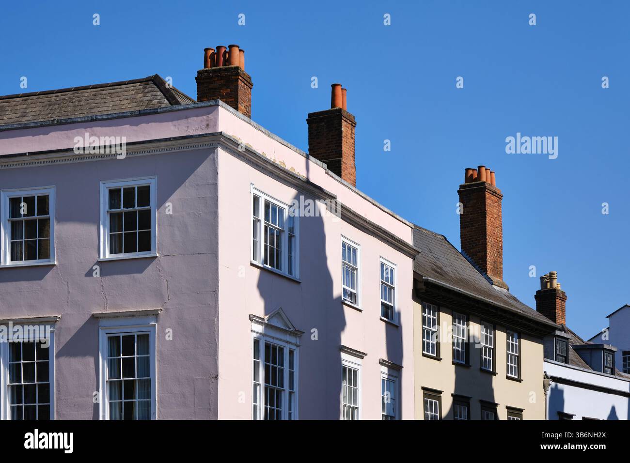 Vecchi edifici nel centro di Oxford Foto Stock