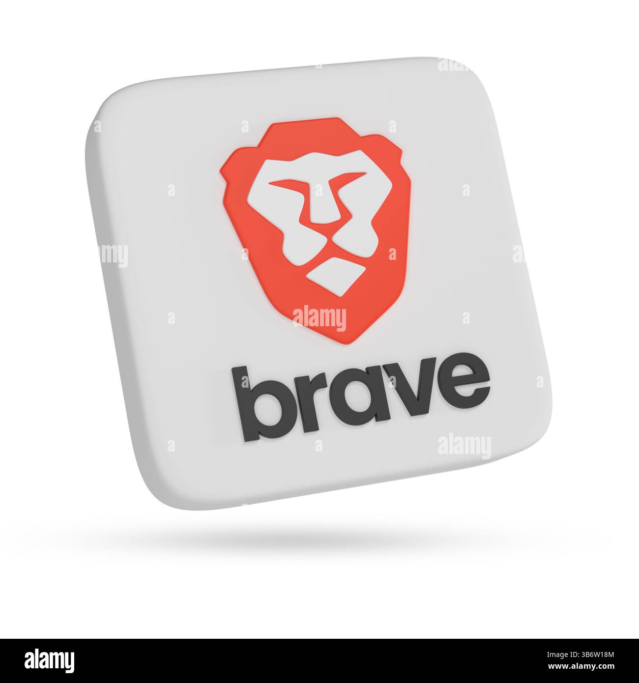 Buenos Aires, Argentina - 3 maggio 2025: Logo Bave in tre dimensioni isolato su sfondo bianco. Illustrazione 3D. Foto Stock